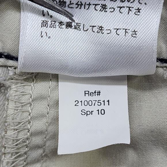 Eddie Bauer Pants Womens 16 Beige Blakely Wide Leg Chino Stretch Cotton Casual - Picture 9 of 14